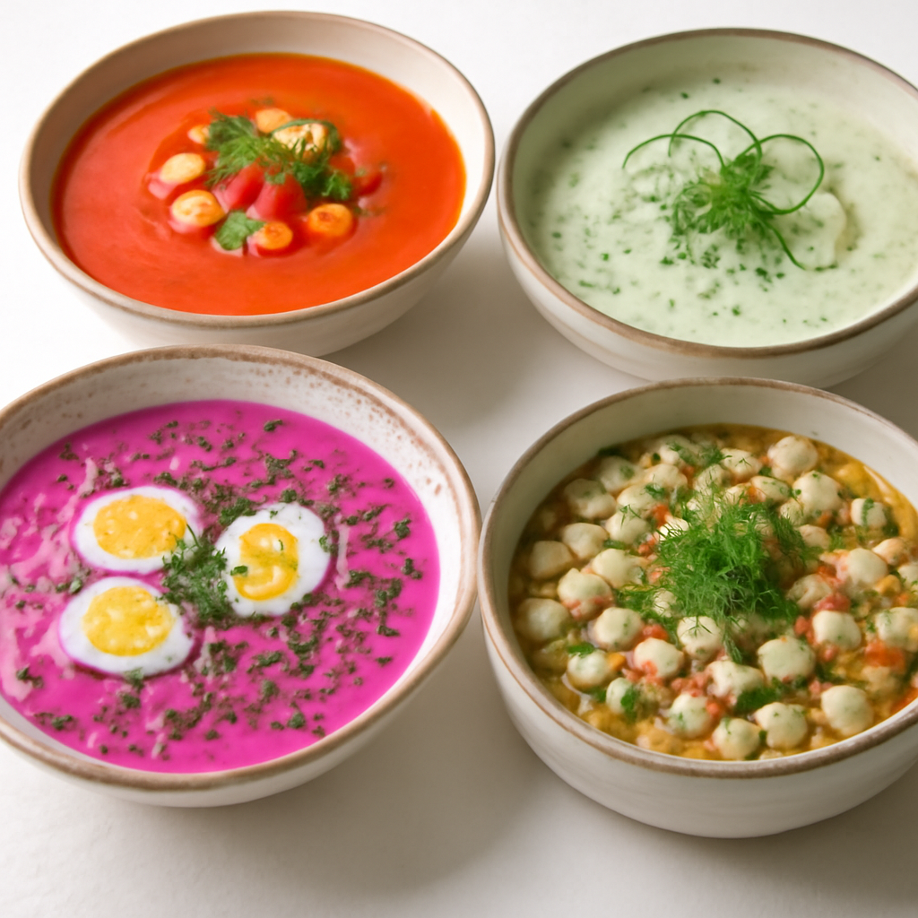 Вкусные холодные супы: лучшие рецепты окрошки, холодника и гаспачо для жаркого лета