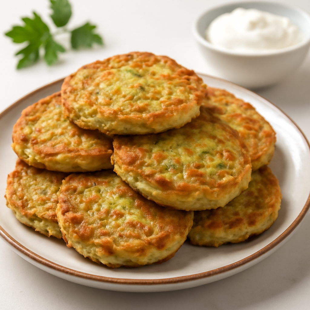 Оладьи из кабачков на сковороде: вкусный рецепт с сыром и чесноком
