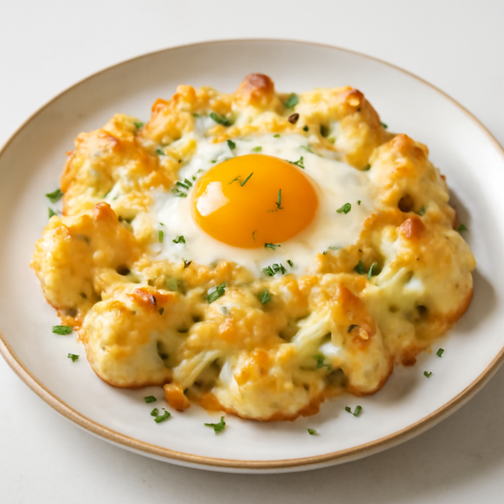 Цветная капуста запечённая с яйцом и сыром: вкусный рецепт для лёгкого ужина