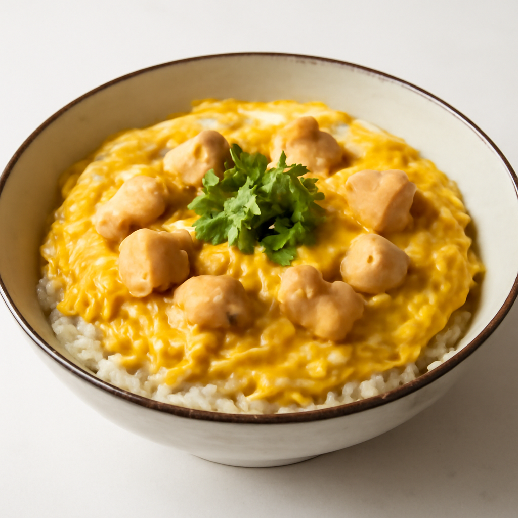 Японский омлет с курицей