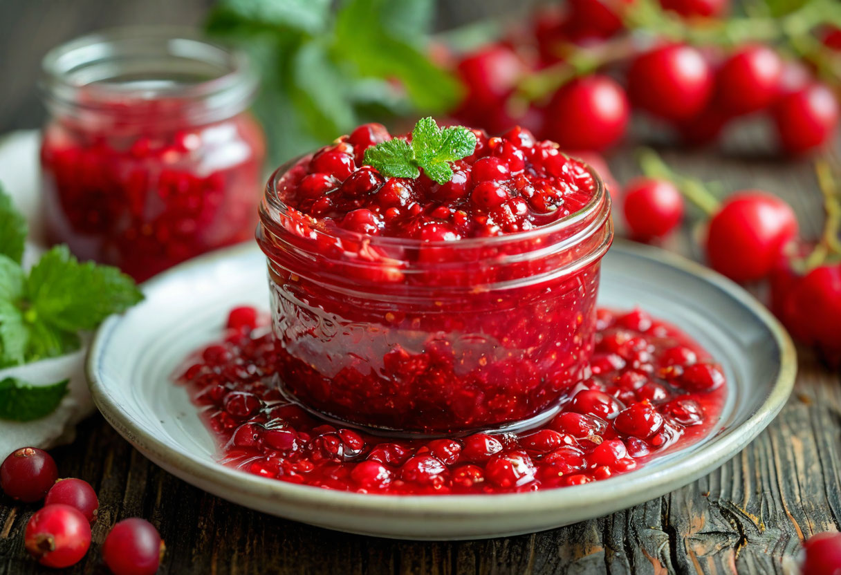 Соус из красной смородины