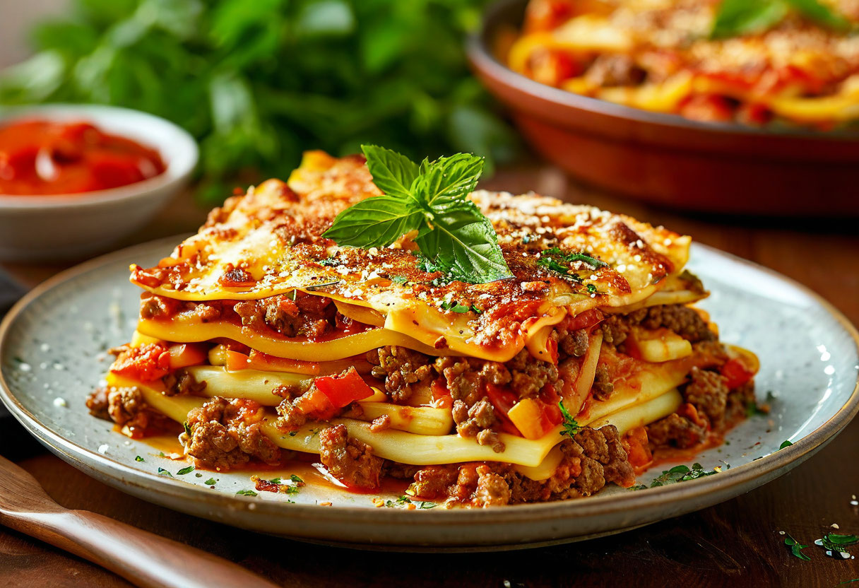 Лазанья из кабачков