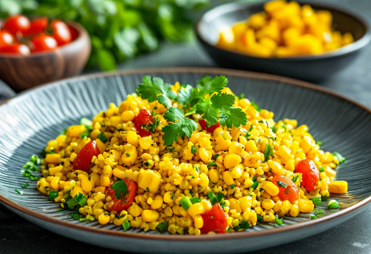 Булгур с кукурузой