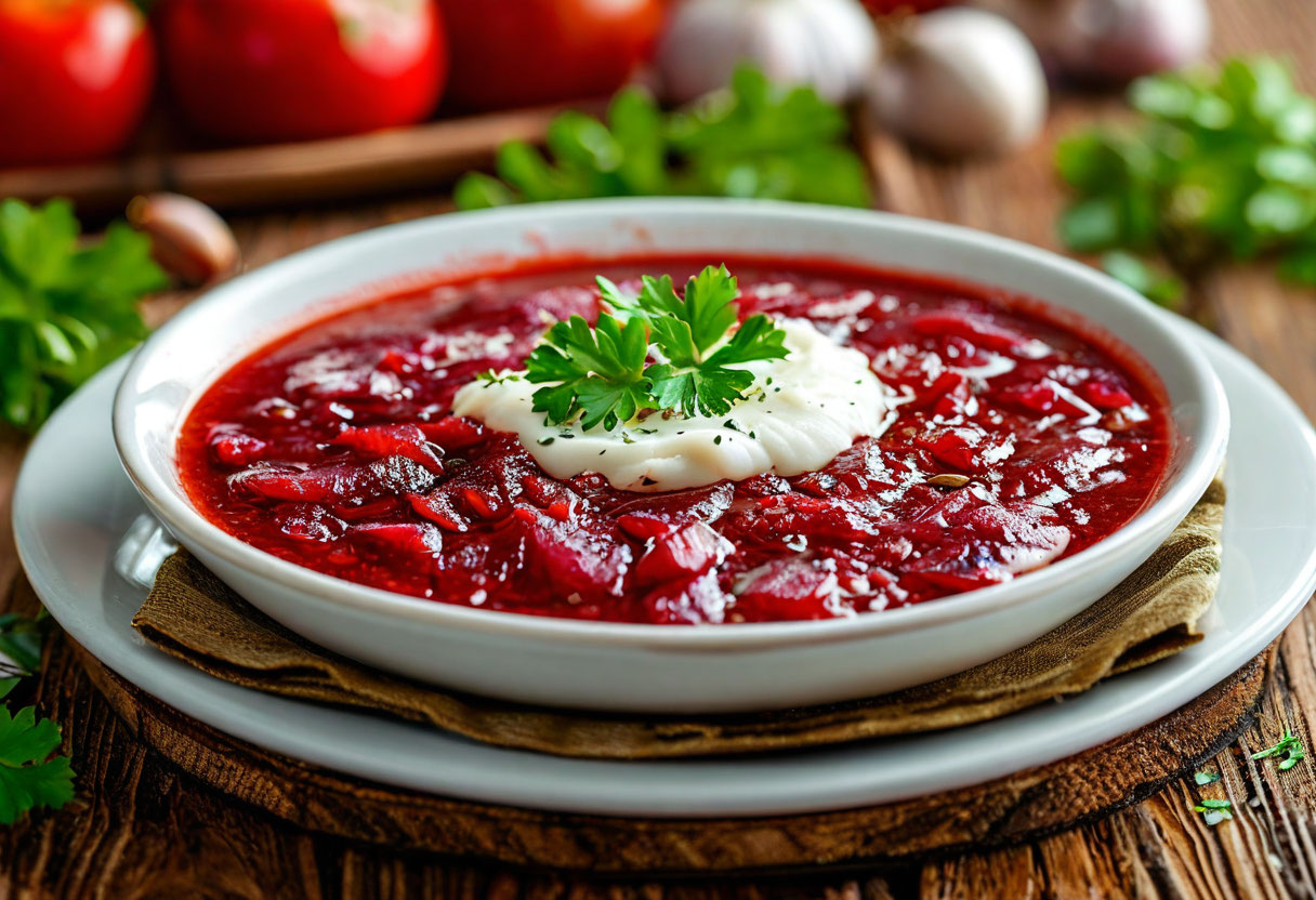 Вкусный борщ