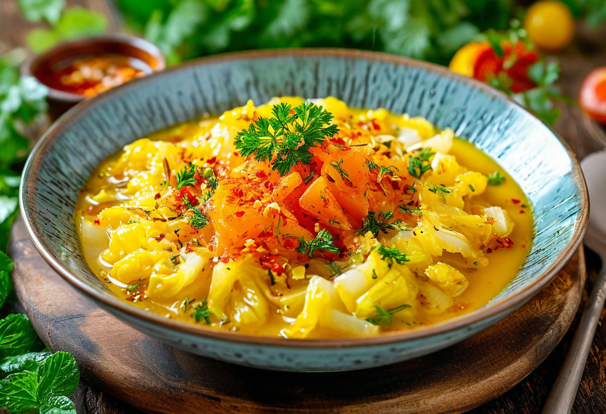 Щи из пекинской капусты