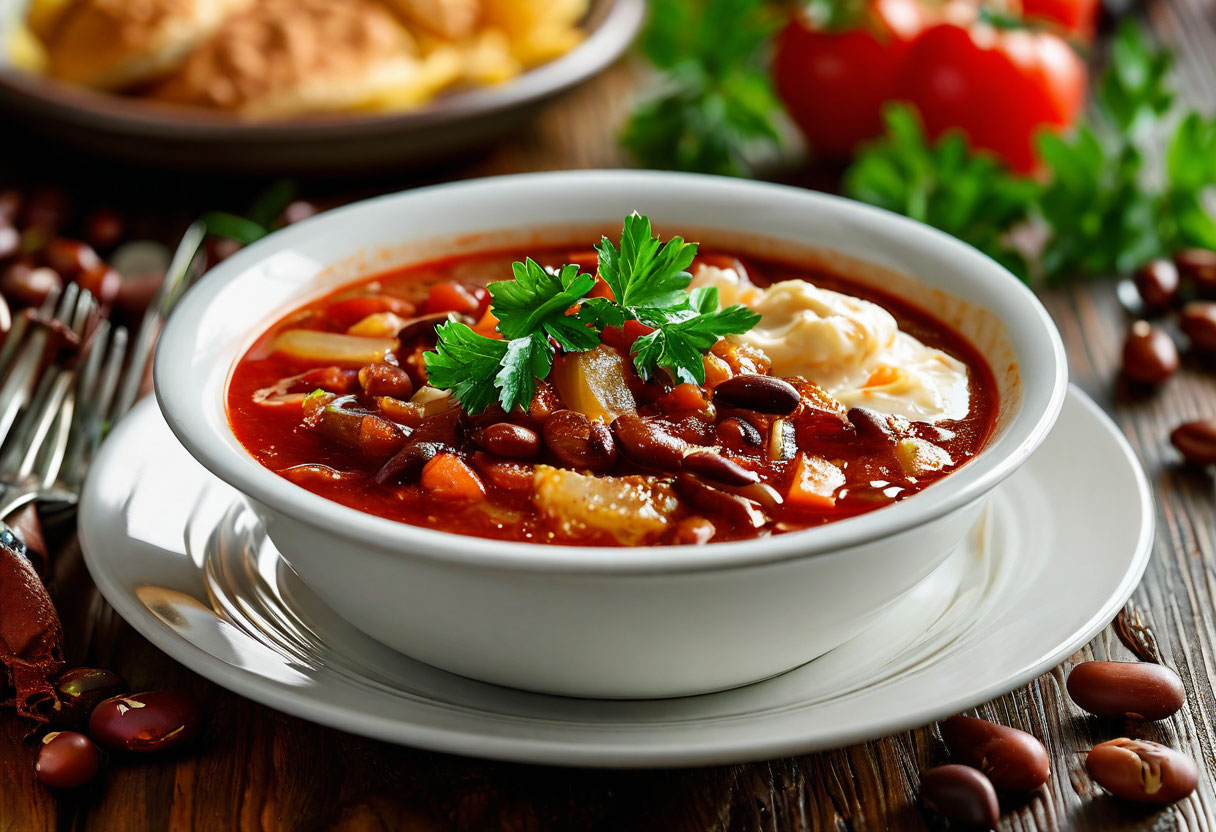 Вкусный борщ