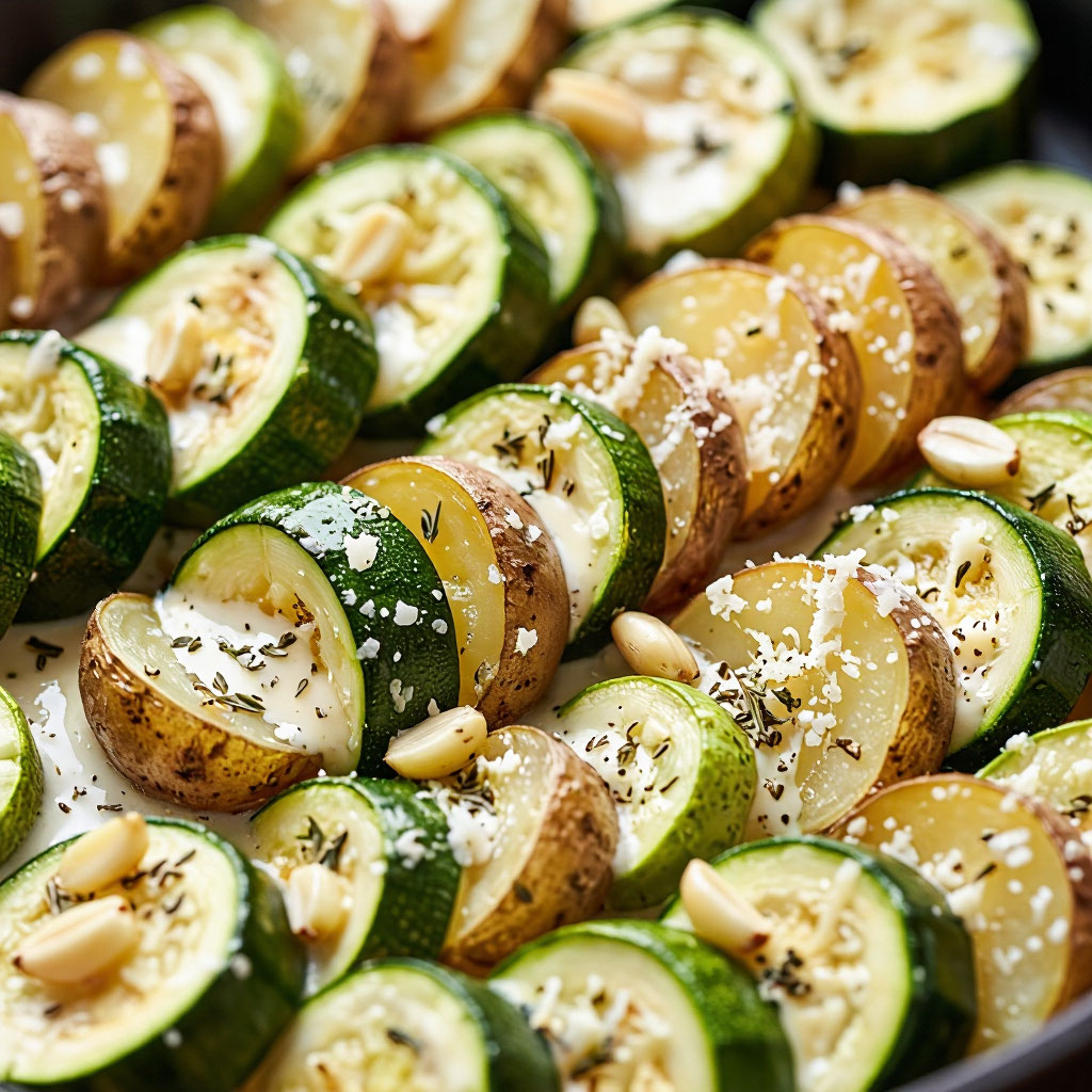 Кабачки с картошкой